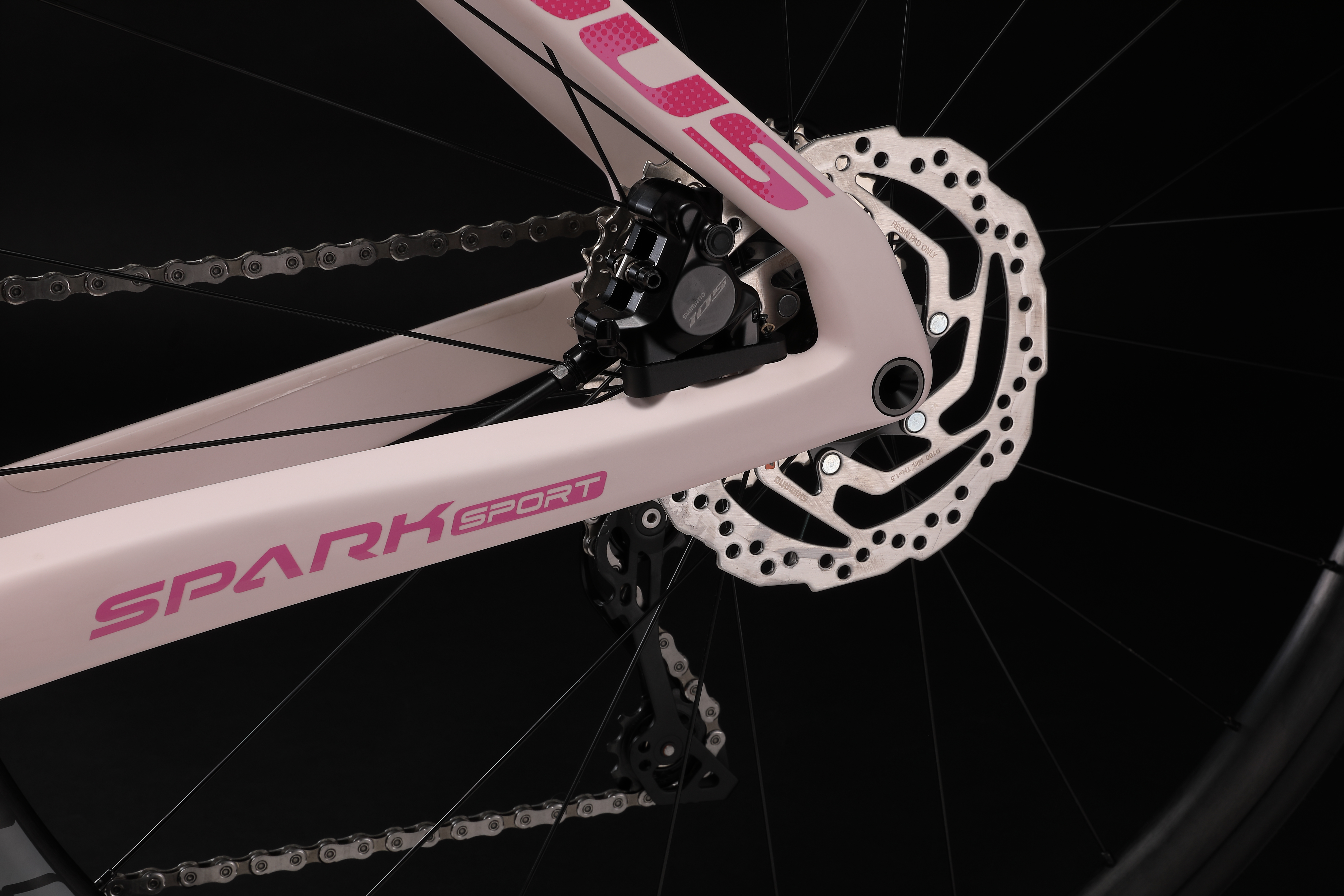 SPARK SPORT - Blanco Luna con Azul